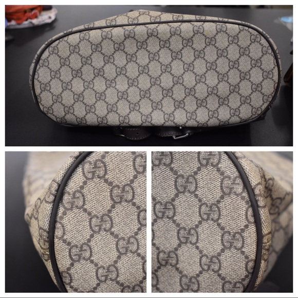 GUCCI🌟VINTAGE🌟RARE🌟AUTHENTIC🌟DRWSTRNG BCKPCK - Picture 3 of 8